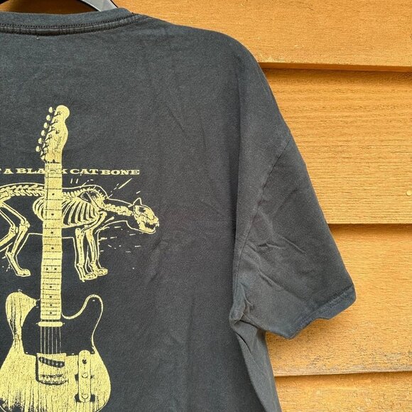 Fender Guitar House of Blue 'I Got a Black Cat BoneY2K T-Shirt Size XL - Picture 12 of 12